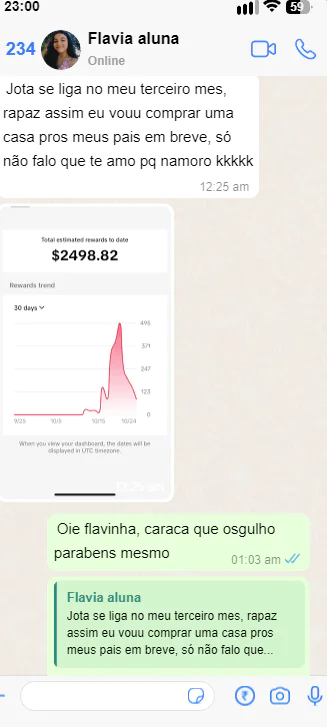 o treinamento é feito exclusivamente para quem nunca mexeu com tik tok ou faturou em dolar e vai até o mais avançado que seria você faturando seus 10k mil dólares, é um treinamento completo.